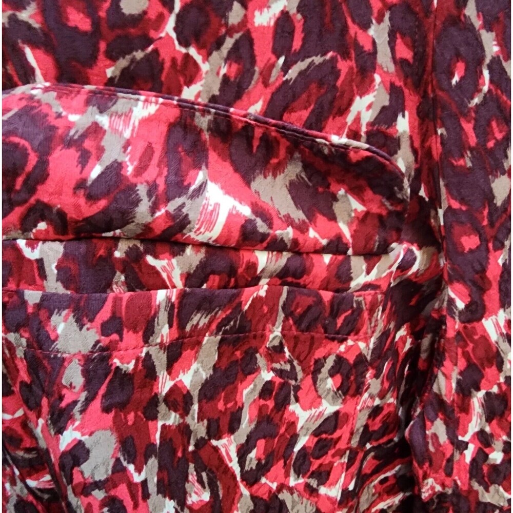 Equipment Red and Black Blouse - Picture 10 of 12